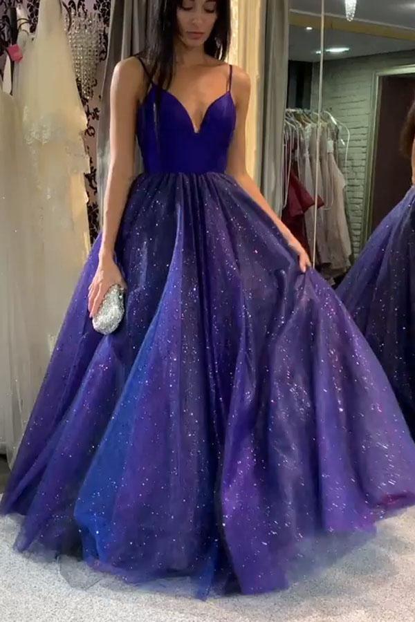 elegant royal blue prom dresses